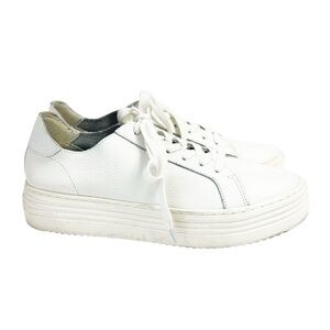 RYKA White Leather Platform Sneakers “Gamina”Lace Up Size 9.5